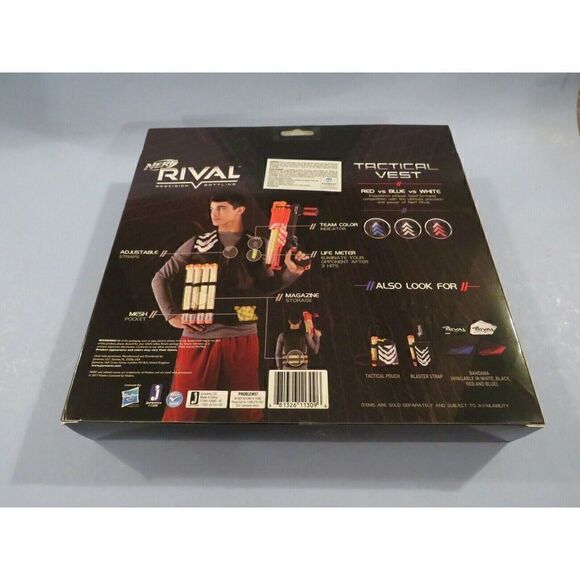 Hasbro Nerf RIVAL Phantom Tactical Vest -Holds 4 12 Round Magazines - - Picture 3 of 3